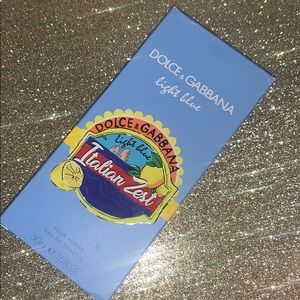 Dolce & Gabbana light blue Italian zest